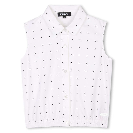 DKNY - Ризи - Printed Sleeveless Blouse - Love|Labels