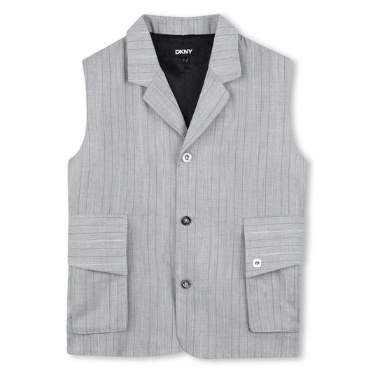 DKNY - Сака - Sleeveless Striped Jacket - Love|Labels