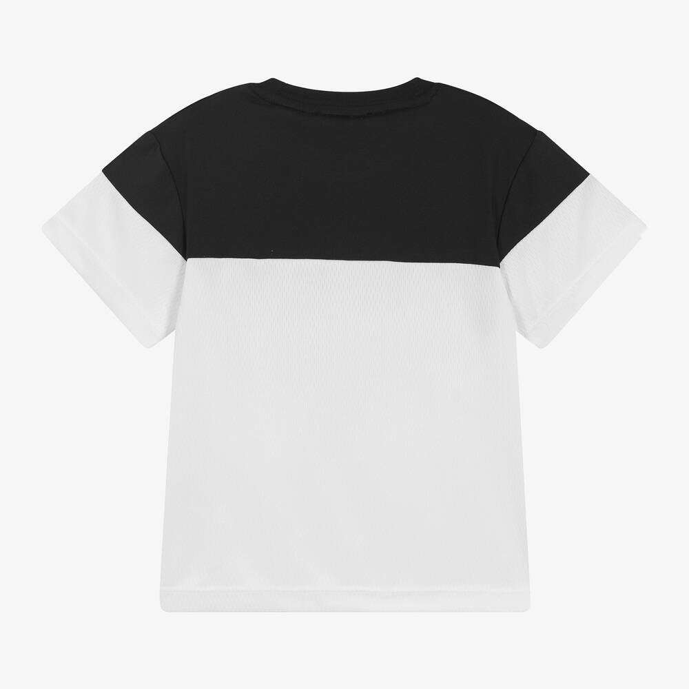 DKNY - Тениски - White & Black Mesh T-Shirt - Love|Labels