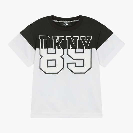 DKNY - Тениски - White & Black Mesh T-Shirt - Love|Labels