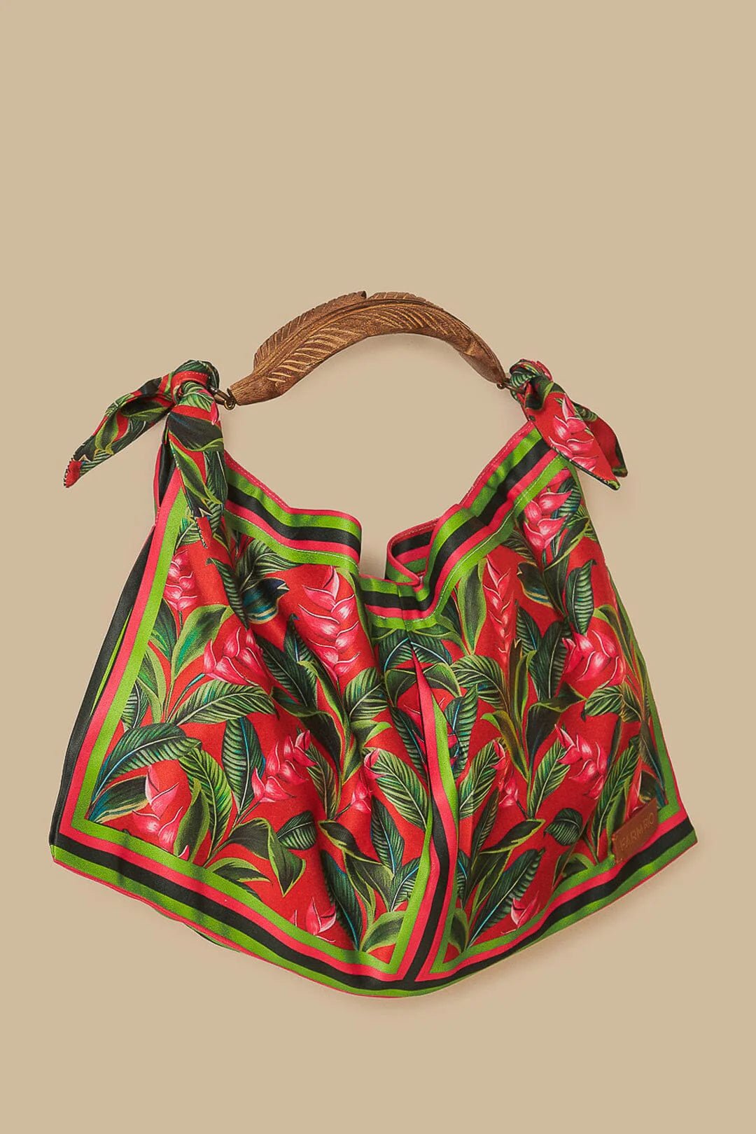 Farm Rio - Аксесоари - Чанти - Red Dream Garden Scarf Mini Bag - Love|Labels