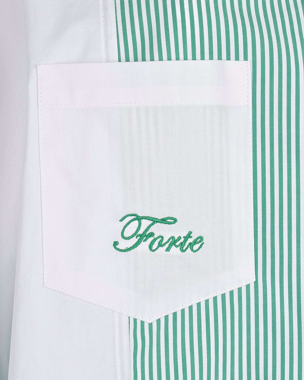 FORTE DEI MARMI COUTURE - Ризи - Bandana Patch Green Shirt - Love|Labels