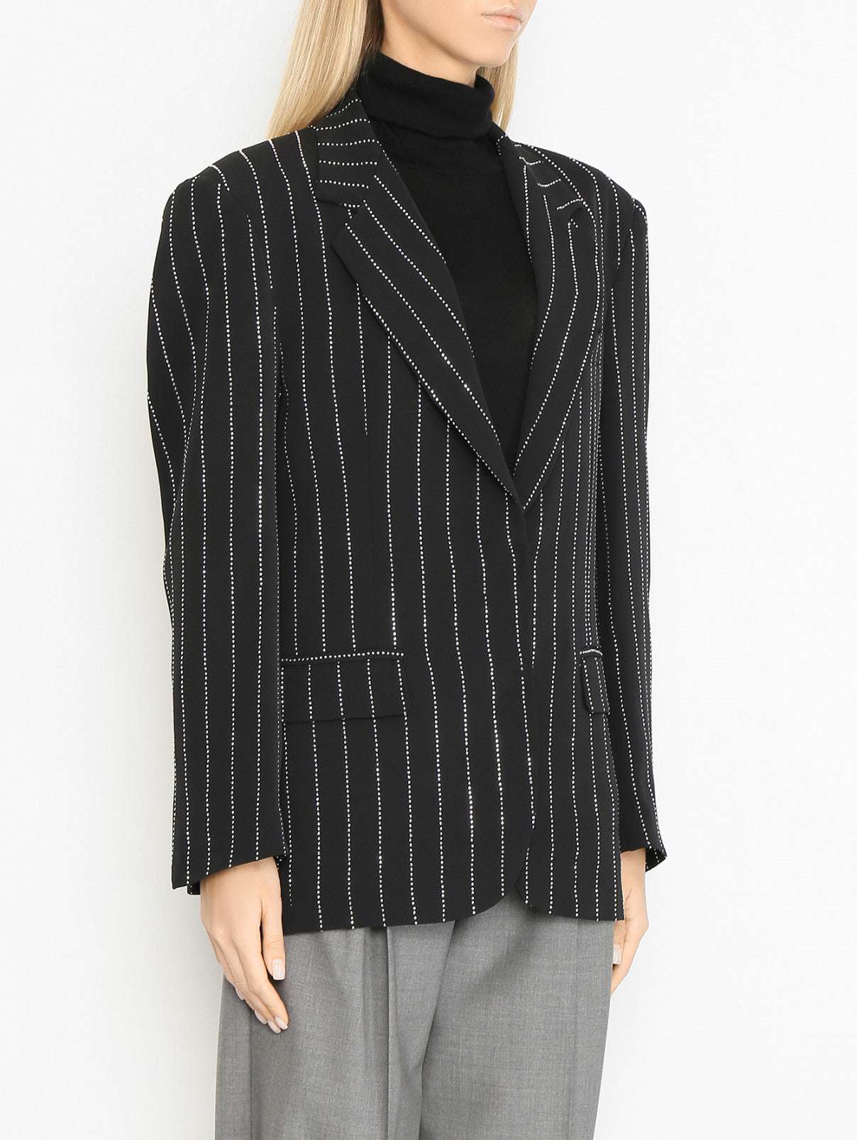 FORTE DEI MARMI COUTURE - Сака - Black Crystal Blazer - Love|Labels