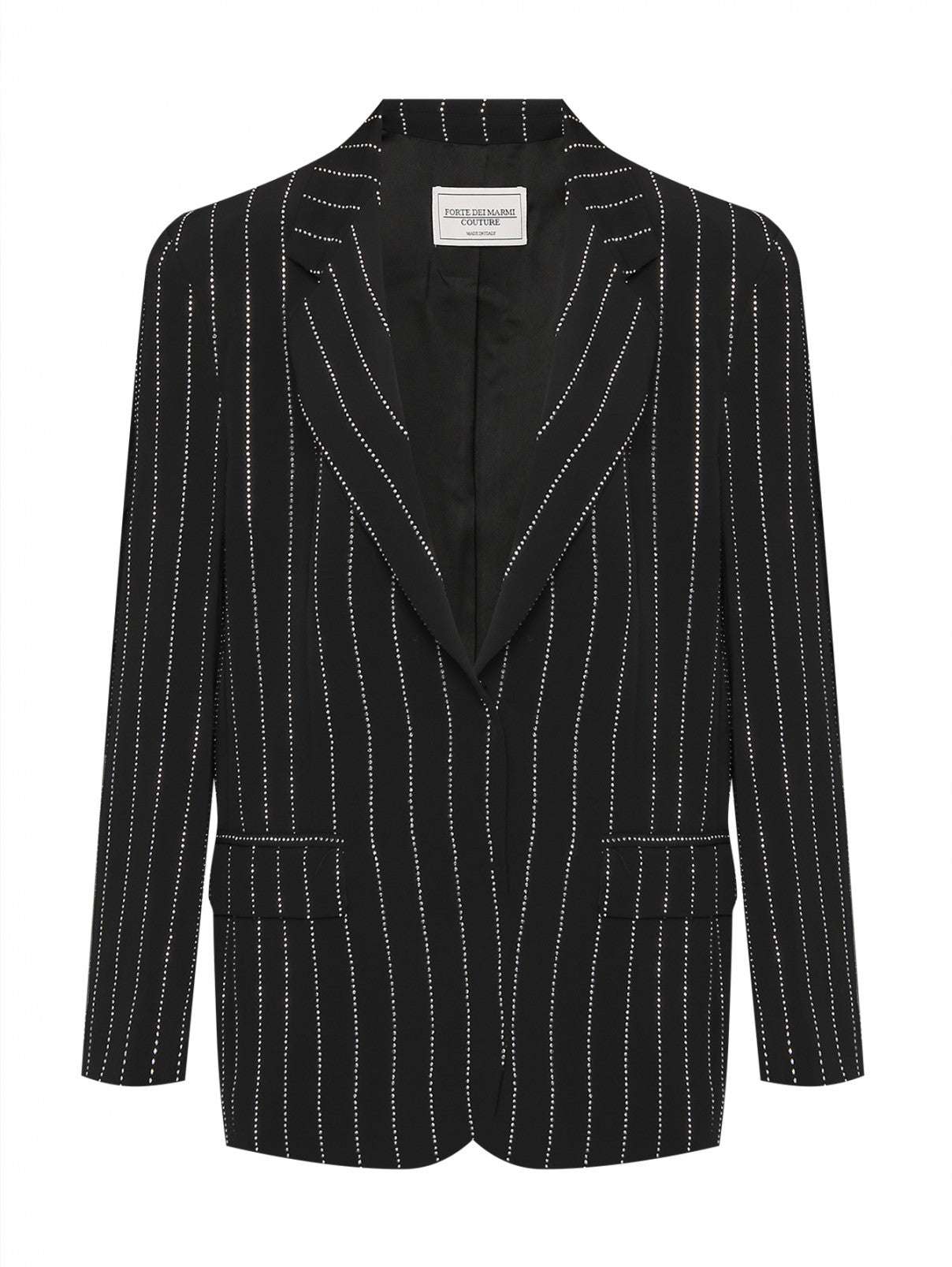 FORTE DEI MARMI COUTURE - Сака - Black Crystal Blazer - Love|Labels
