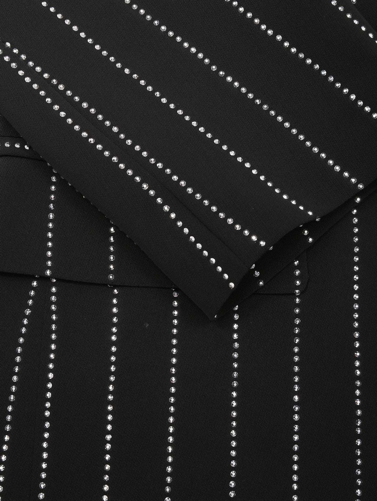 FORTE DEI MARMI COUTURE - Сака - Black Crystal Blazer - Love|Labels