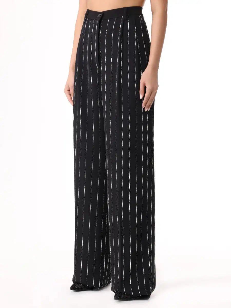 FORTE DEI MARMI COUTURE - Панталони - Black Crystals Trousers - Love|Labels