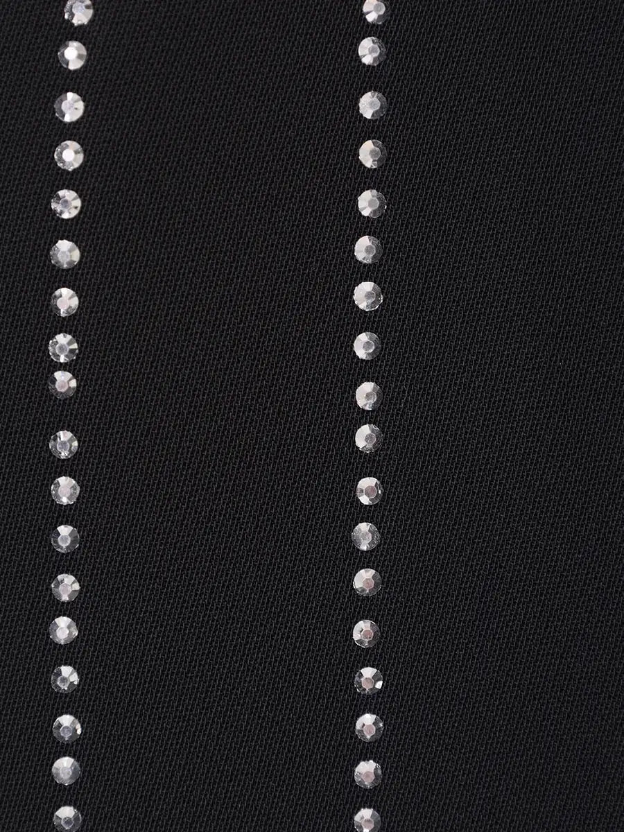 FORTE DEI MARMI COUTURE - Панталони - Black Crystals Trousers - Love|Labels