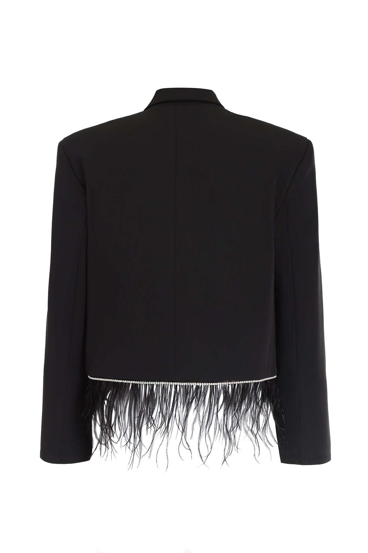 FORTE DEI MARMI COUTURE - Сака - Black Piume Blazer - Love|Labels