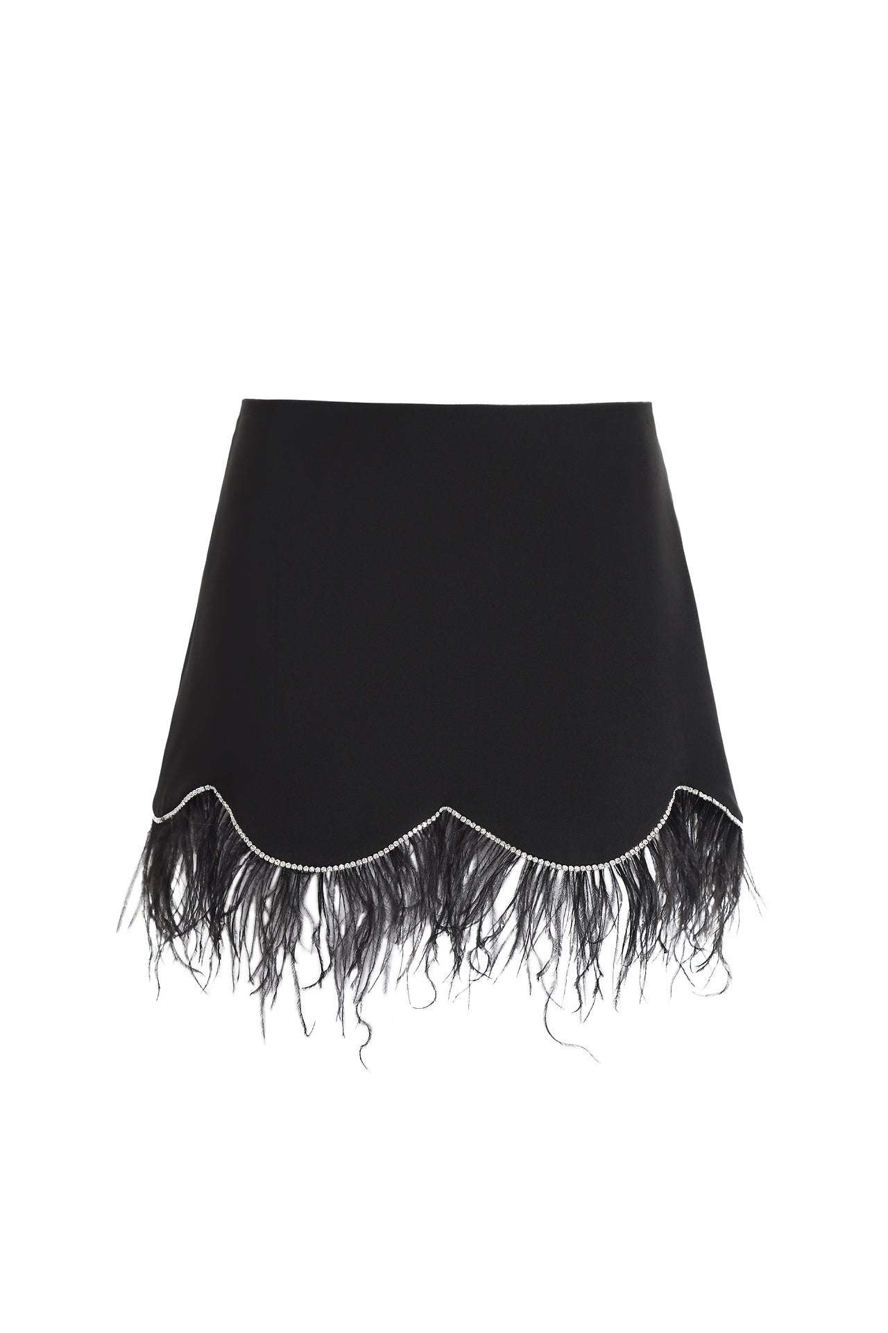FORTE DEI MARMI COUTURE - Поли - Black Piume Skirt - Love|Labels
