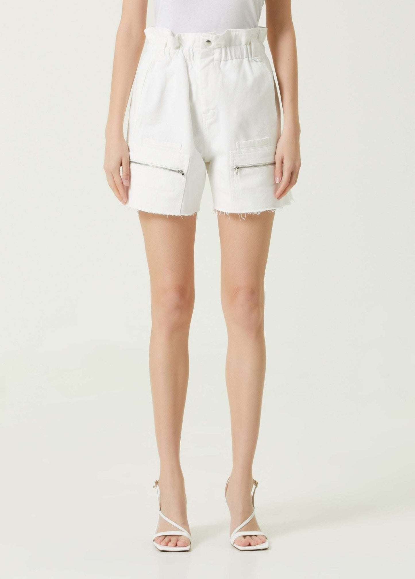 FORTE DEI MARMI COUTURE - Шорти - Cargo White Shorts - Love|Labels