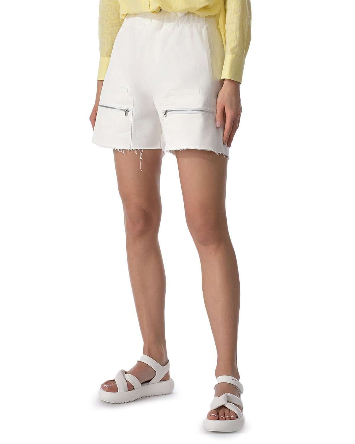 FORTE DEI MARMI COUTURE - Шорти - Cargo White Shorts - Love|Labels