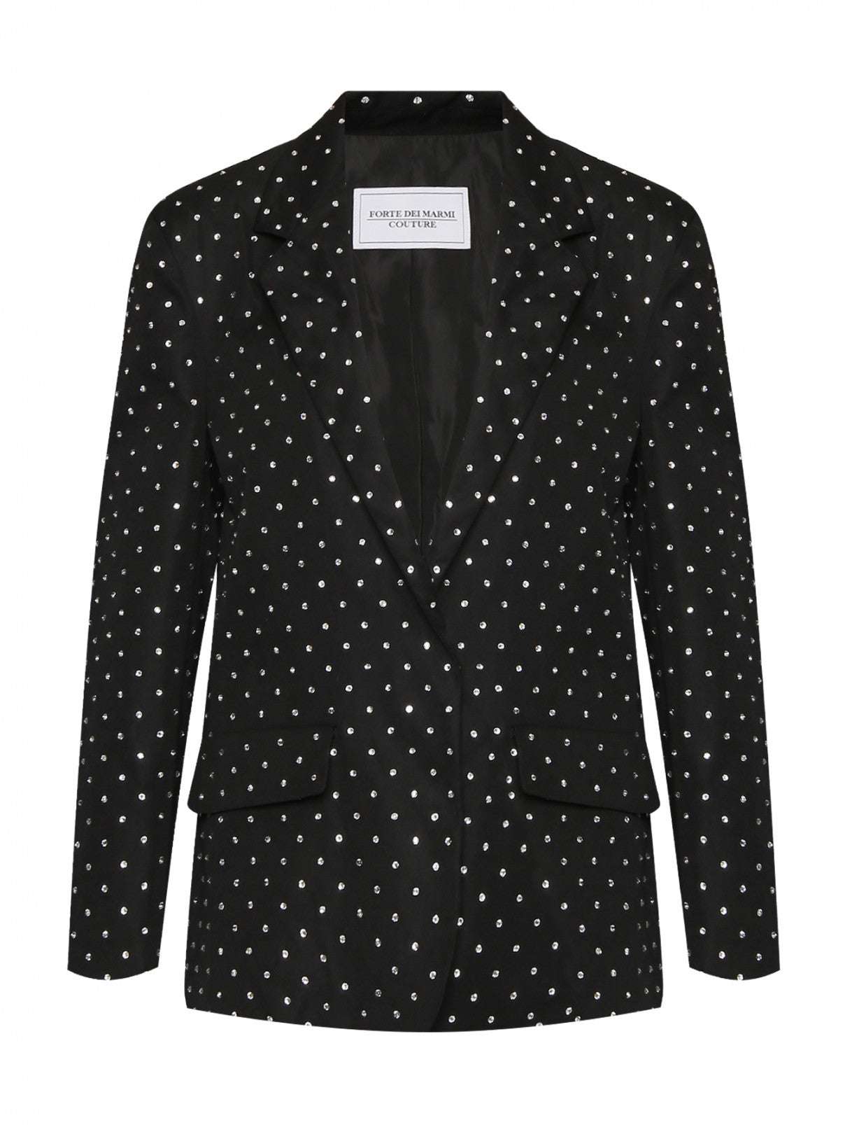 FORTE DEI MARMI COUTURE - Сака - Crystals Black Blazer - Love|Labels
