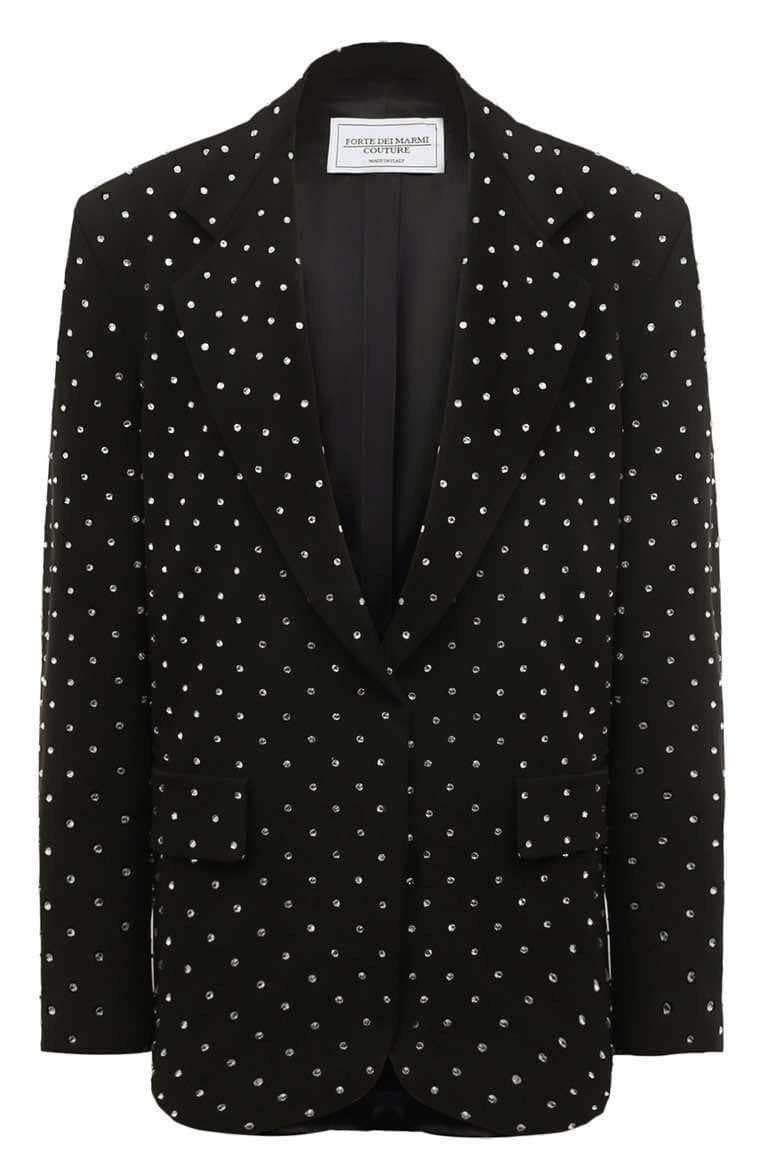 FORTE DEI MARMI COUTURE - Сака - Crystals Black Blazer - Love|Labels