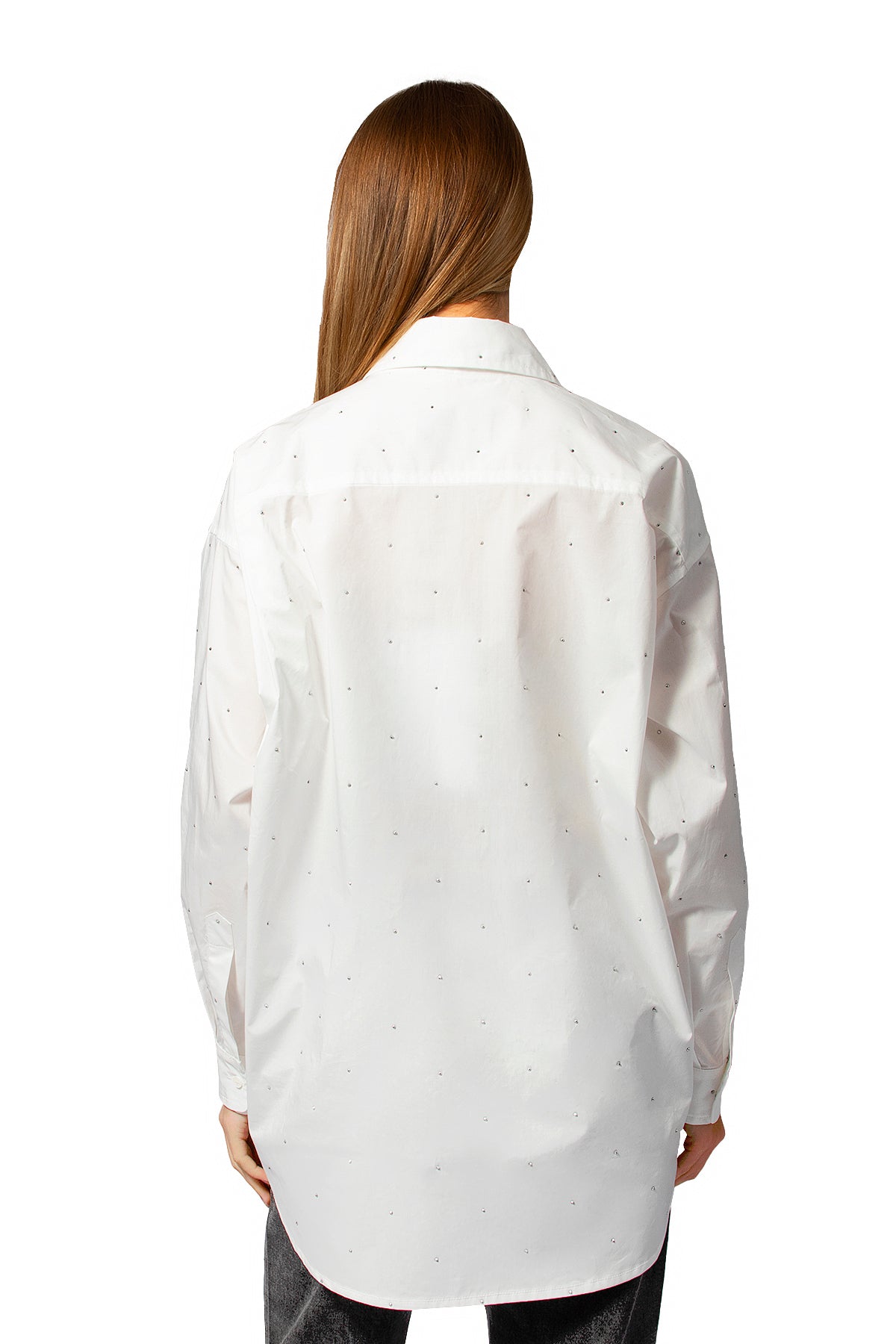 FORTE DEI MARMI COUTURE - Ризи - Crystals White Shirt - Love|Labels