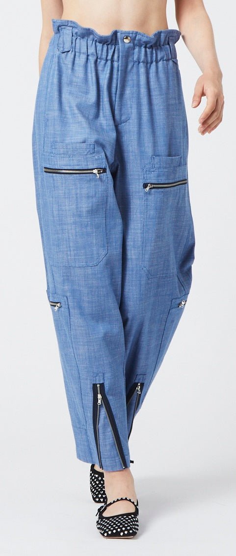 FORTE DEI MARMI COUTURE - Панталони - Denim Cargo Pants - Love|Labels