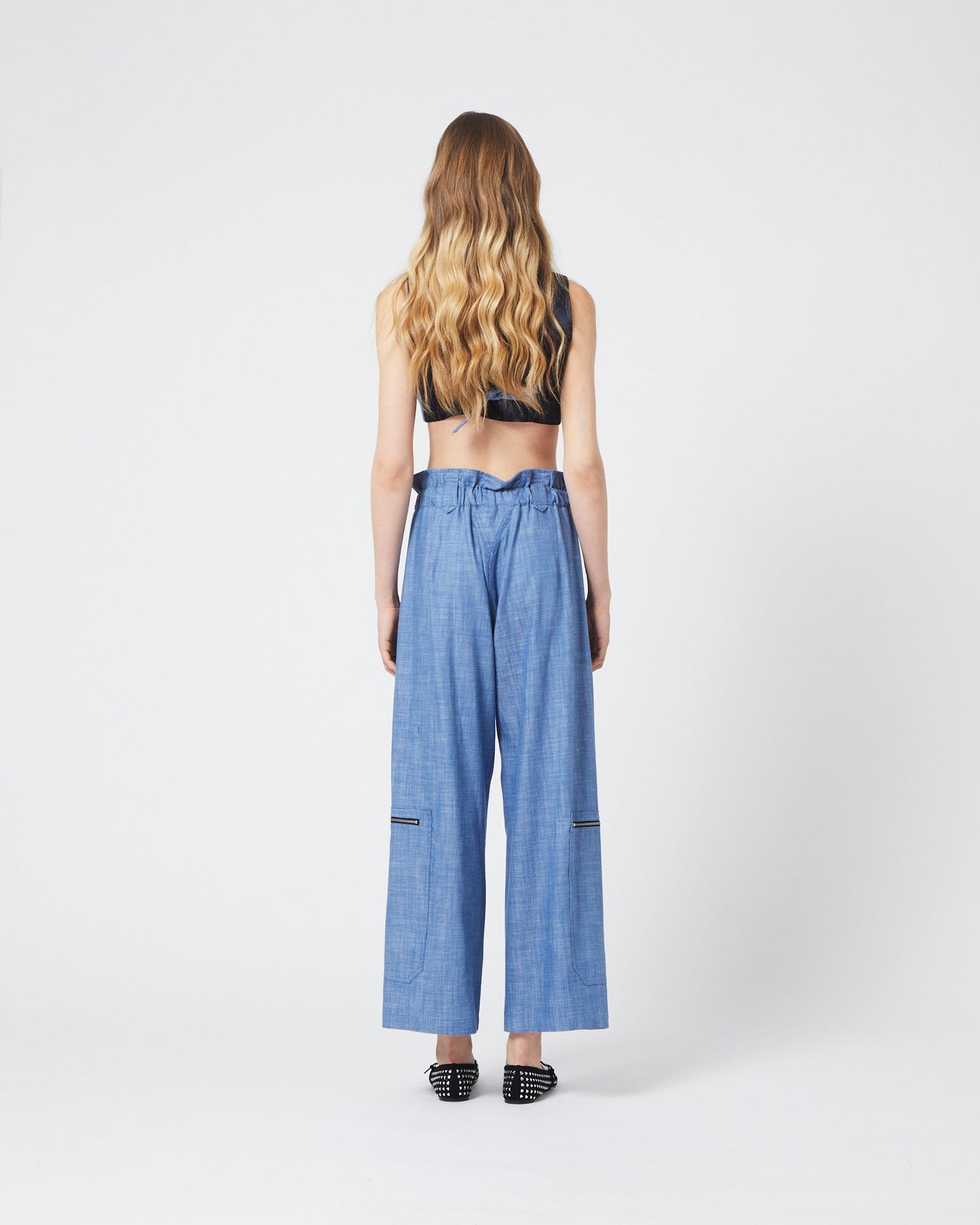 FORTE DEI MARMI COUTURE - Панталони - Denim Cargo Pants - Love|Labels