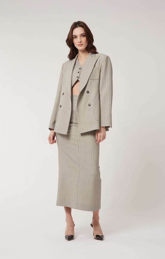 FORTE DEI MARMI COUTURE - Сака - Double - Breasted Rhinestones Blazer - Love|Labels