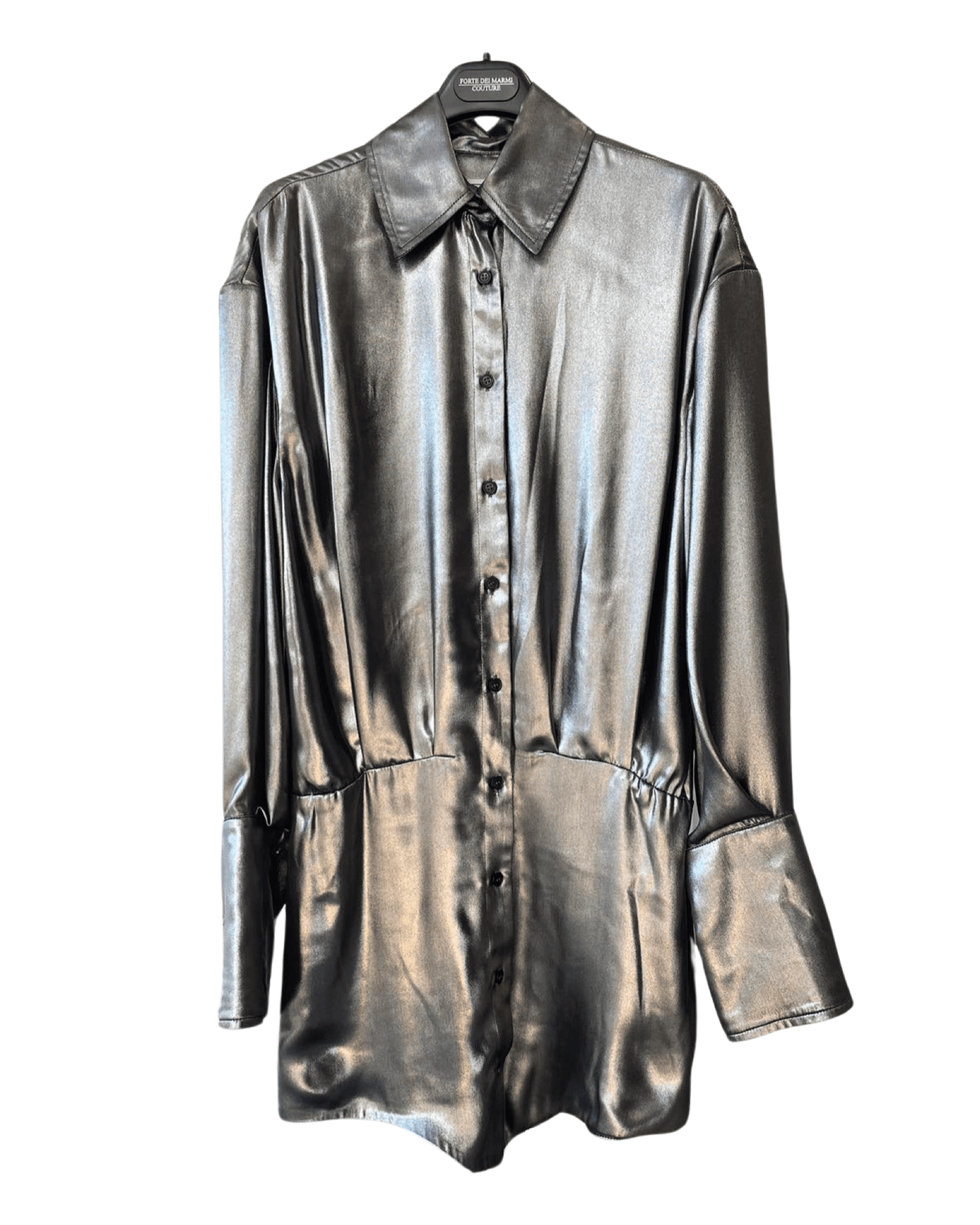FORTE DEI MARMI COUTURE - Рокли - Metallic Shirt Dress - Love|Labels