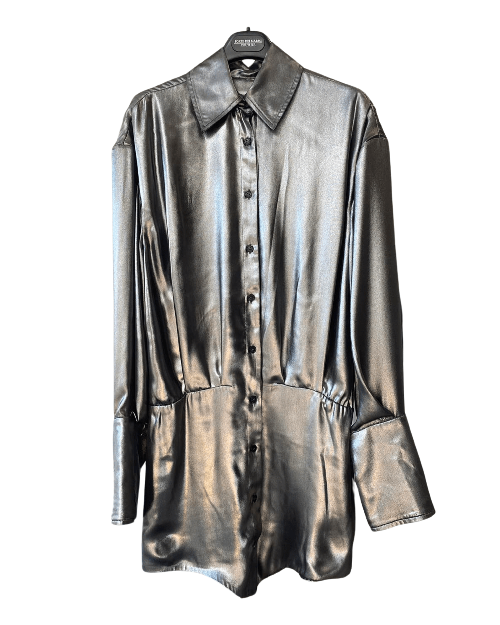 FORTE DEI MARMI COUTURE - Рокли - Metallic Shirt Dress - Love|Labels