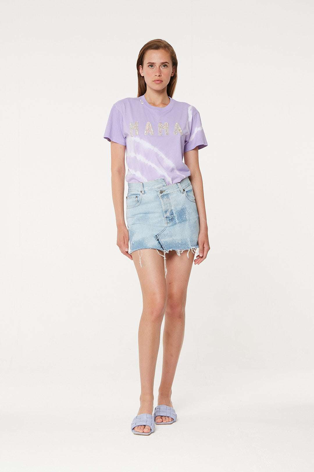 FORTE DEI MARMI COUTURE - Поли - Mini Denim Skirt - Love|Labels