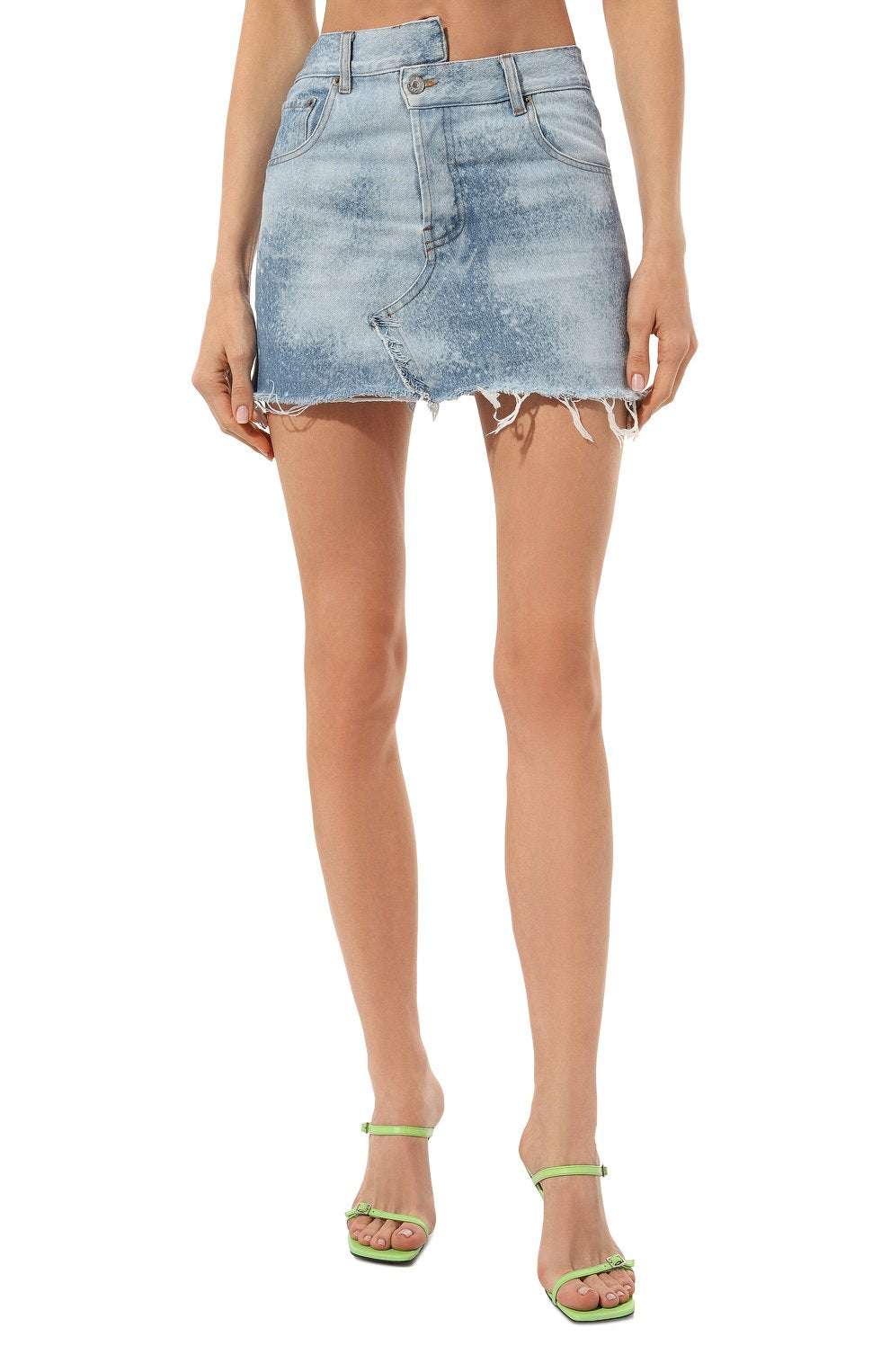 FORTE DEI MARMI COUTURE - Поли - Mini Denim Skirt - Love|Labels