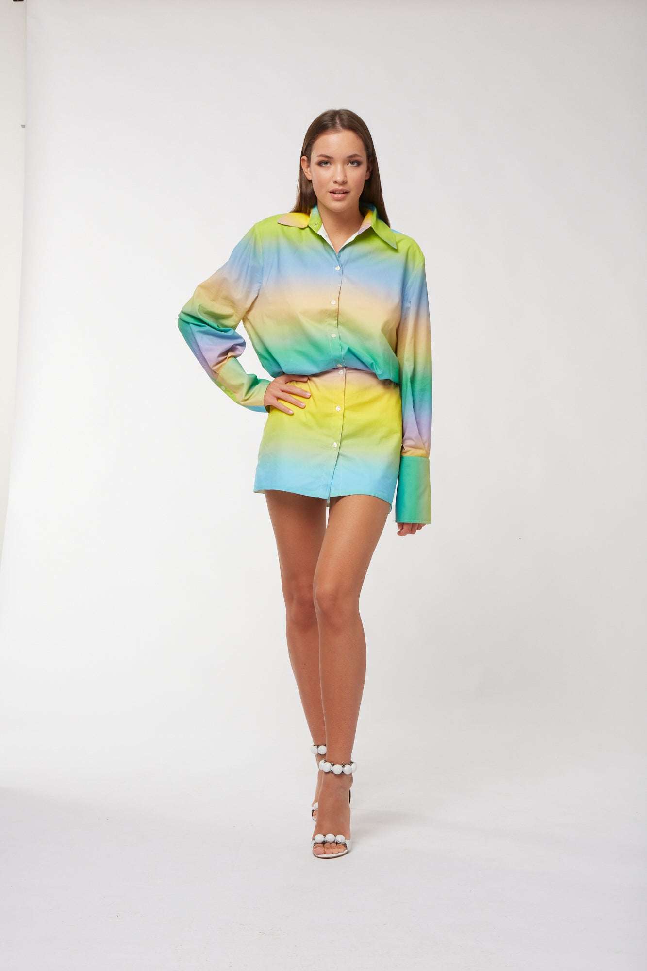 FORTE DEI MARMI COUTURE - Ризи - Multicolor Tone Shirt - Love|Labels