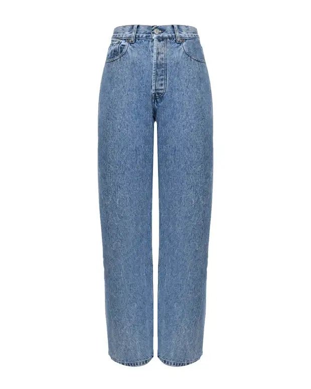 FORTE DEI MARMI COUTURE - Панталони - Rhinestones Logo Blue Jeans - Love|Labels
