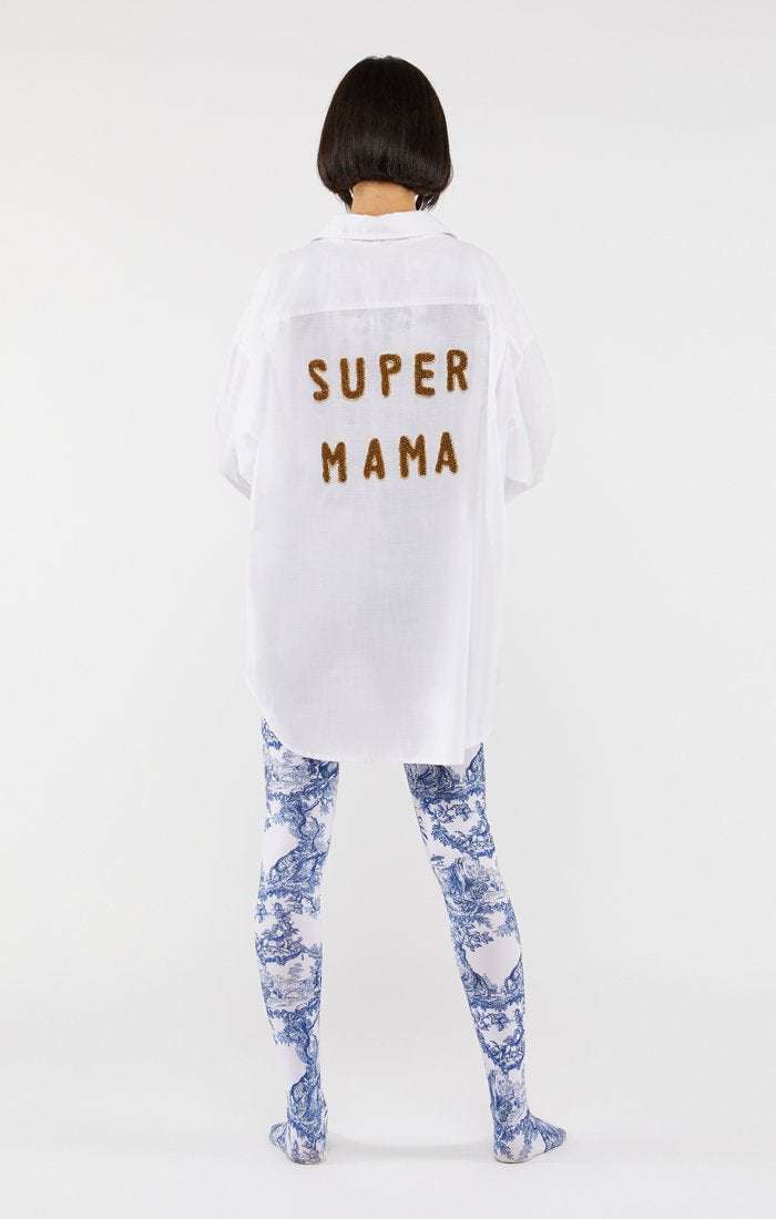 FORTE DEI MARMI COUTURE - Ризи - SUPERMAMA White Shirt - Love|Labels