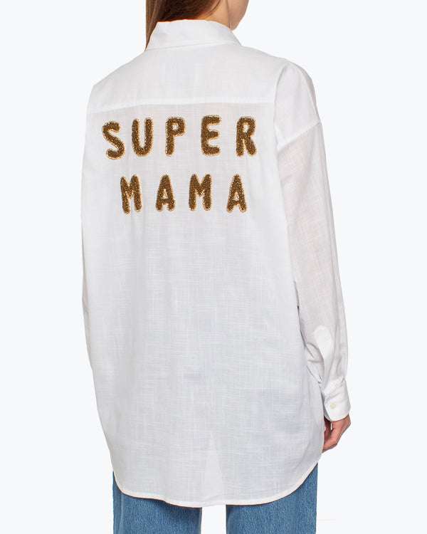 FORTE DEI MARMI COUTURE - Ризи - SUPERMAMA White Shirt - Love|Labels