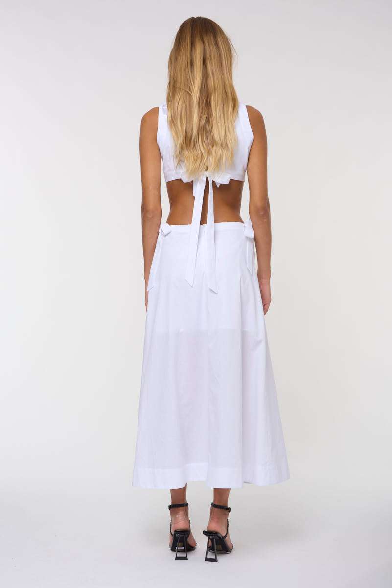 FORTE DEI MARMI COUTURE - Рокли - White Cut Out Dress - Love|Labels