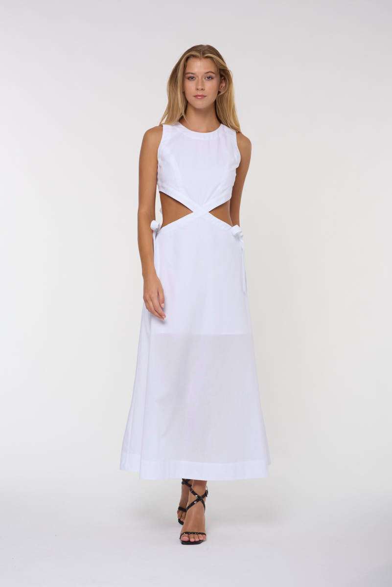 FORTE DEI MARMI COUTURE - Рокли - White Cut Out Dress - Love|Labels
