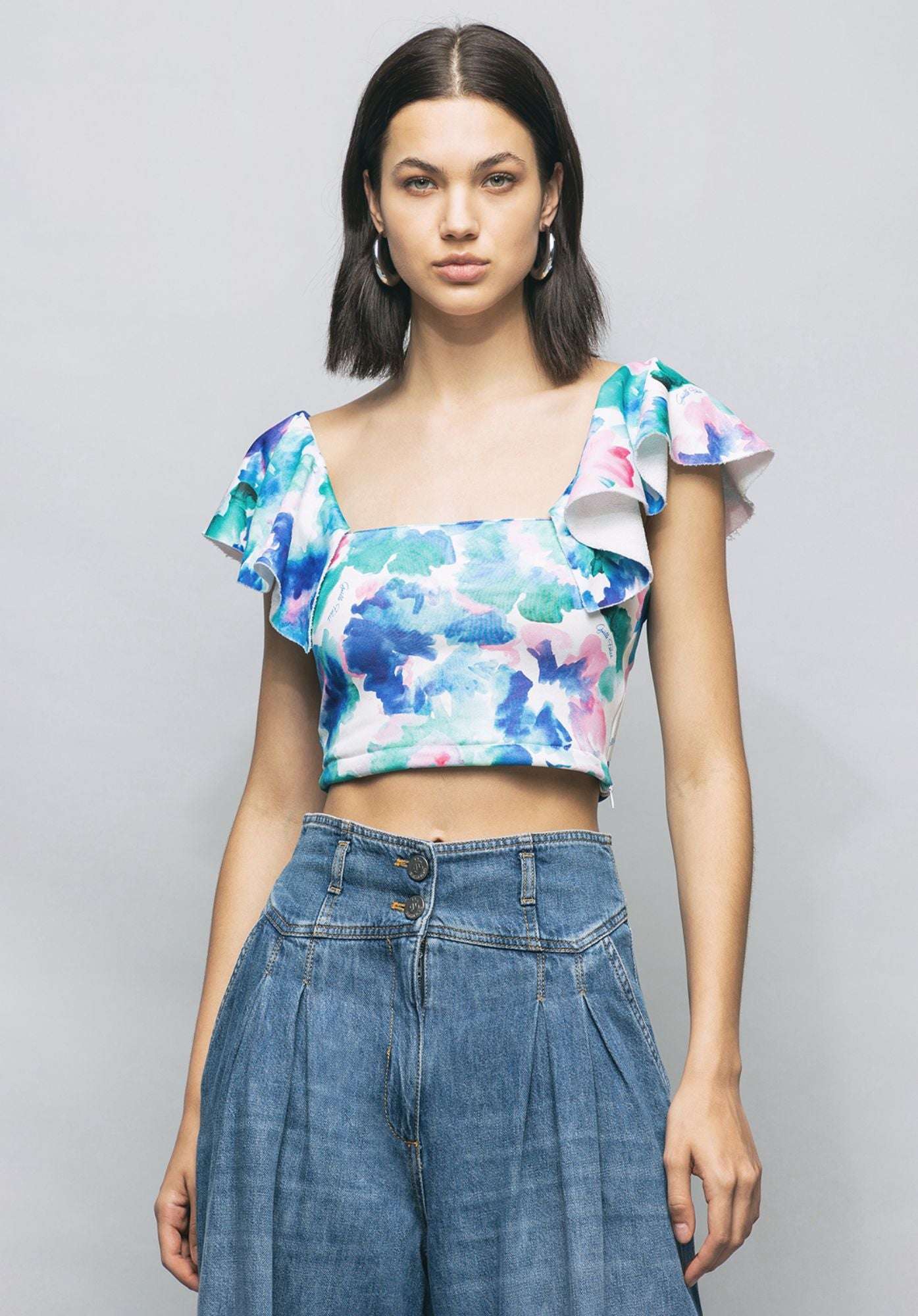 Gaelle PARIS - Потници - Blue Fleece Top - Love|Labels