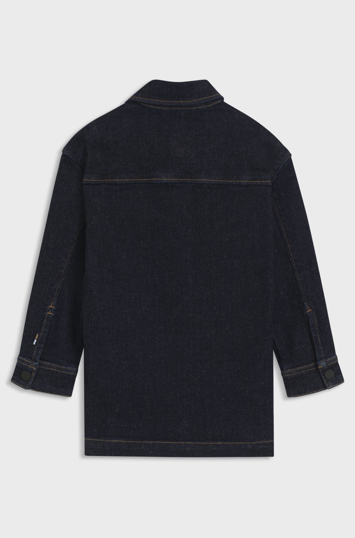Denim Shirt With Branded Chest Pocket