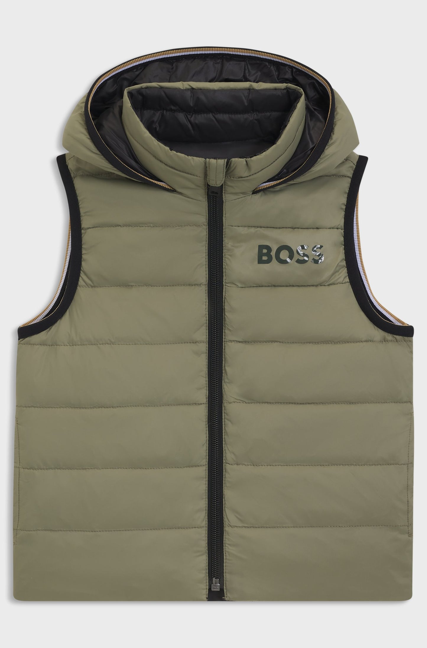 Hooded Quilted Gilet