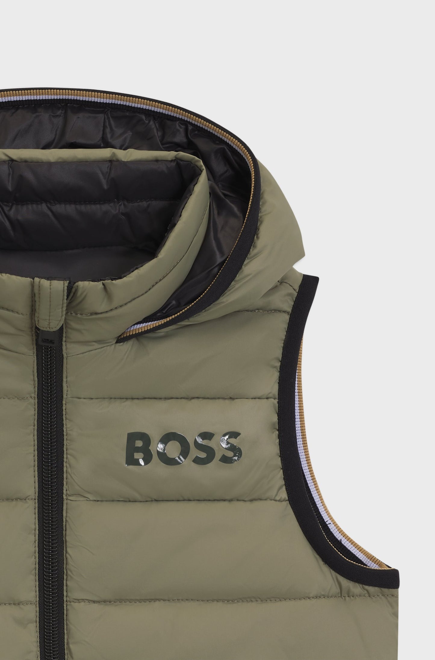 Hooded Quilted Gilet