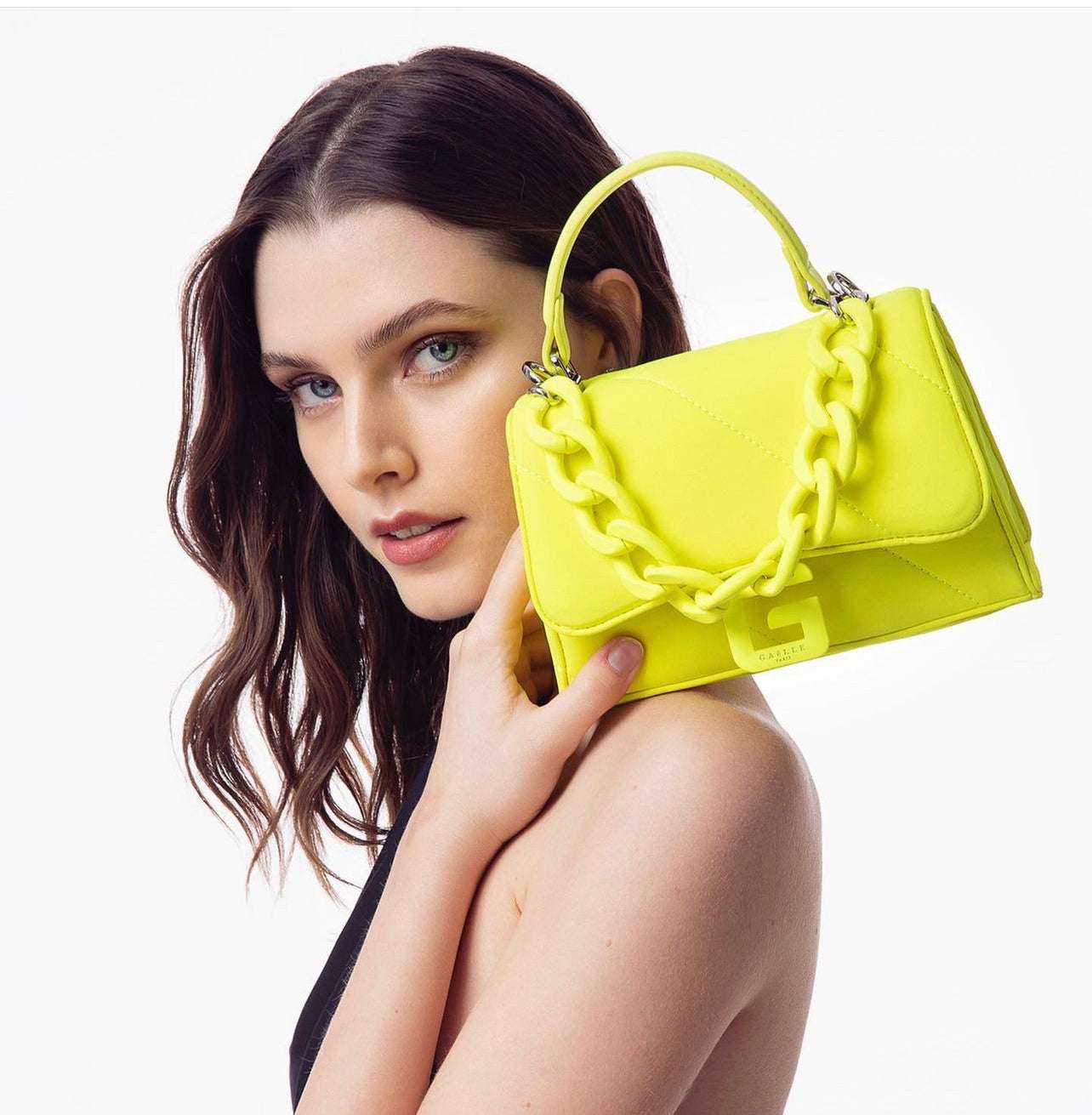 Neon Yellow Handbag