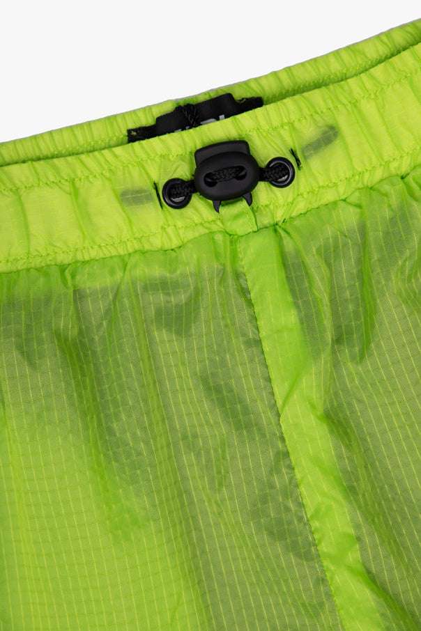 Green Logo Leggings Shorts