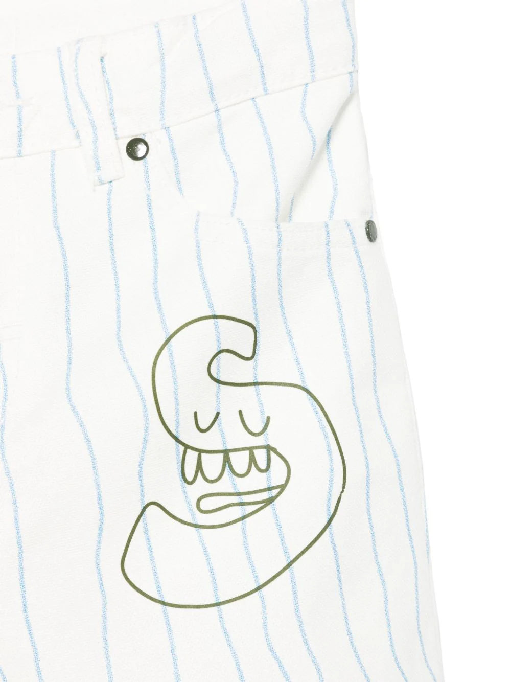 Skaterboard Print Jeans