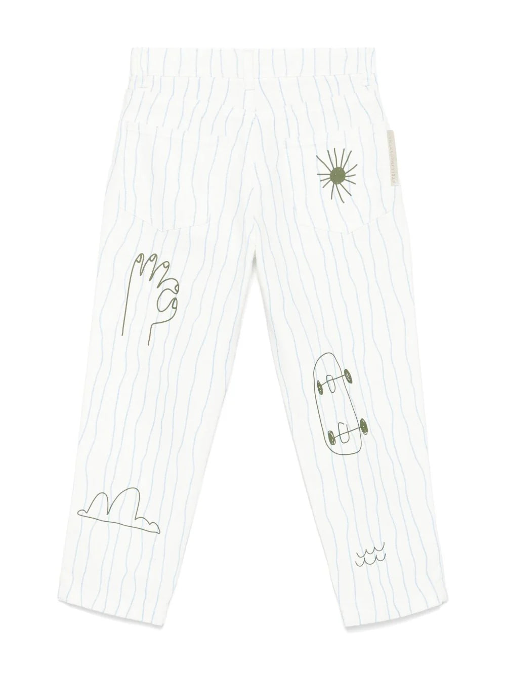 Skaterboard Print Jeans