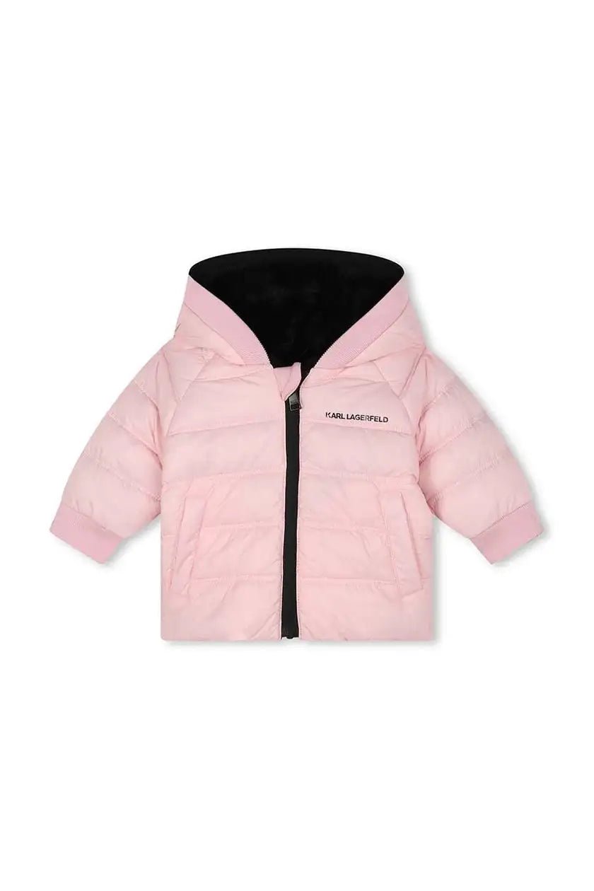 Karl Lagerfeld - Якета - Baby Pink - Black Reversible Jacket - Love|Labels