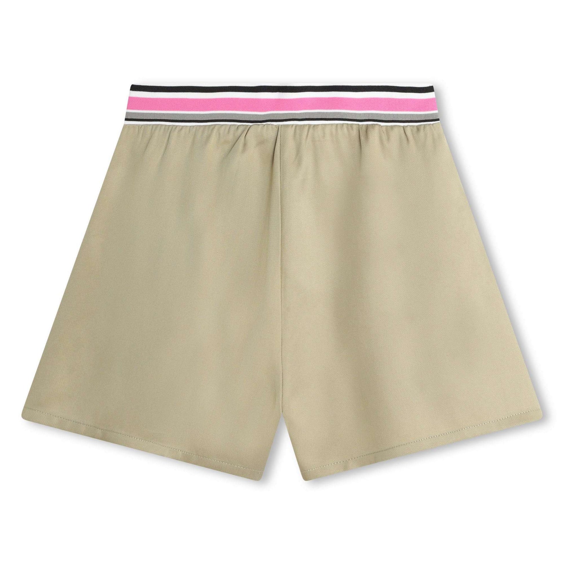 Karl Lagerfeld - Шорти - Beige & Pink Shorts - Love|Labels