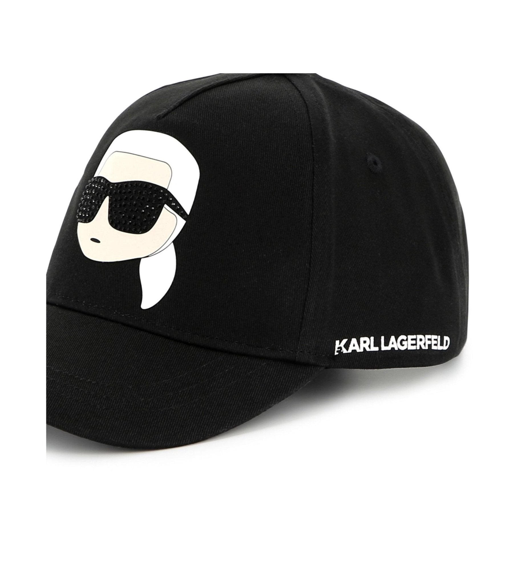 Karl Lagerfeld - Аксесоари - Шапки - Black Cap With Logo - Love|Labels