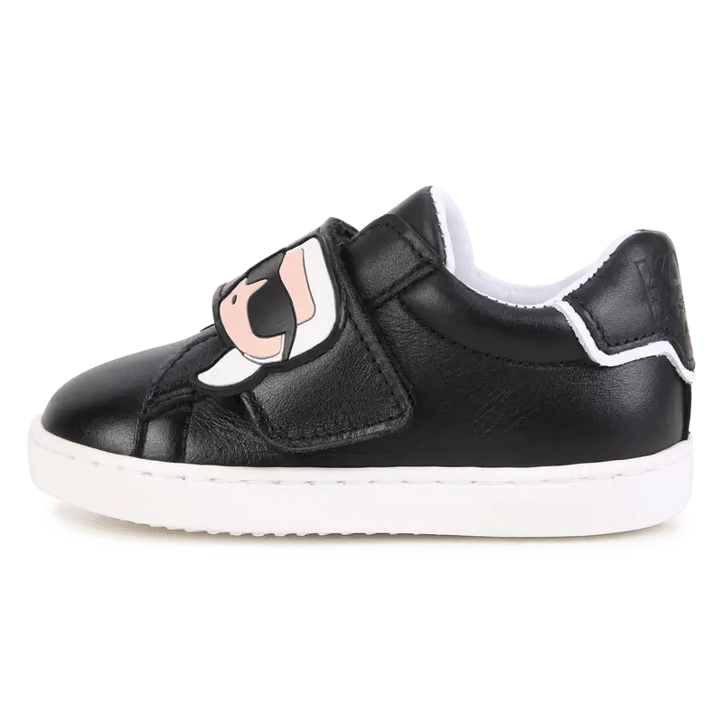 Karl Lagerfeld - Обувки - Black Karl Leather Sneakers - Love|Labels
