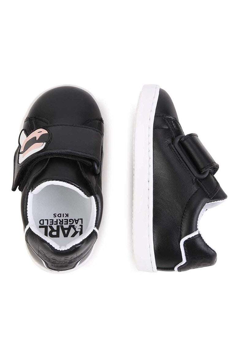 Karl Lagerfeld - Обувки - Black Karl Leather Sneakers - Love|Labels