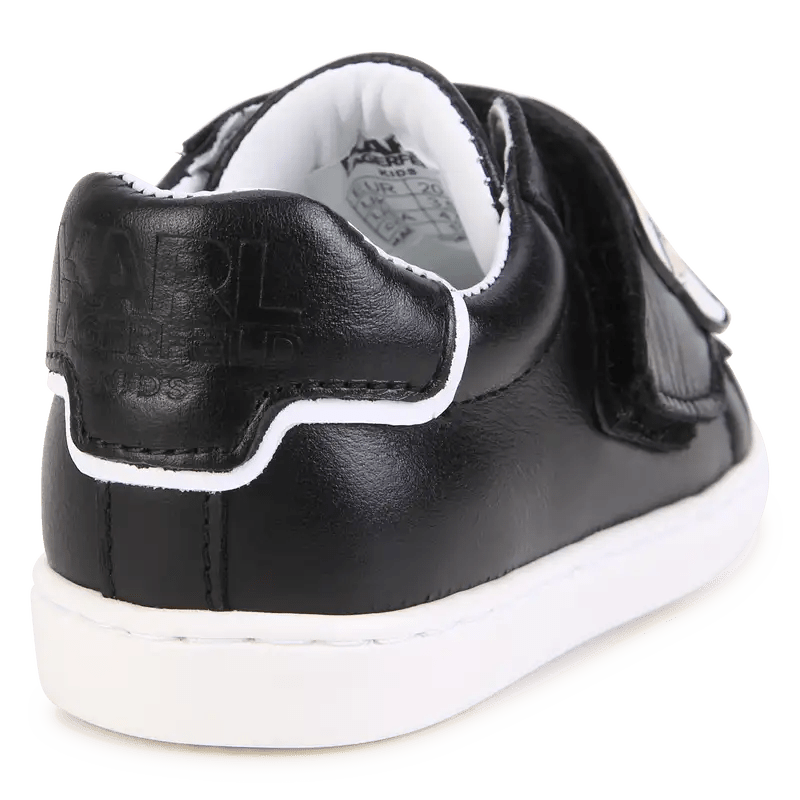 Karl Lagerfeld - Обувки - Black Karl Leather Sneakers - Love|Labels
