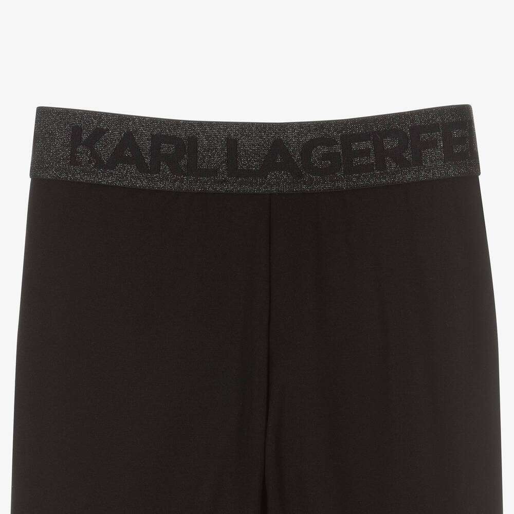 Karl Lagerfeld - Клинове - Black Logo Leggings - Love|Labels