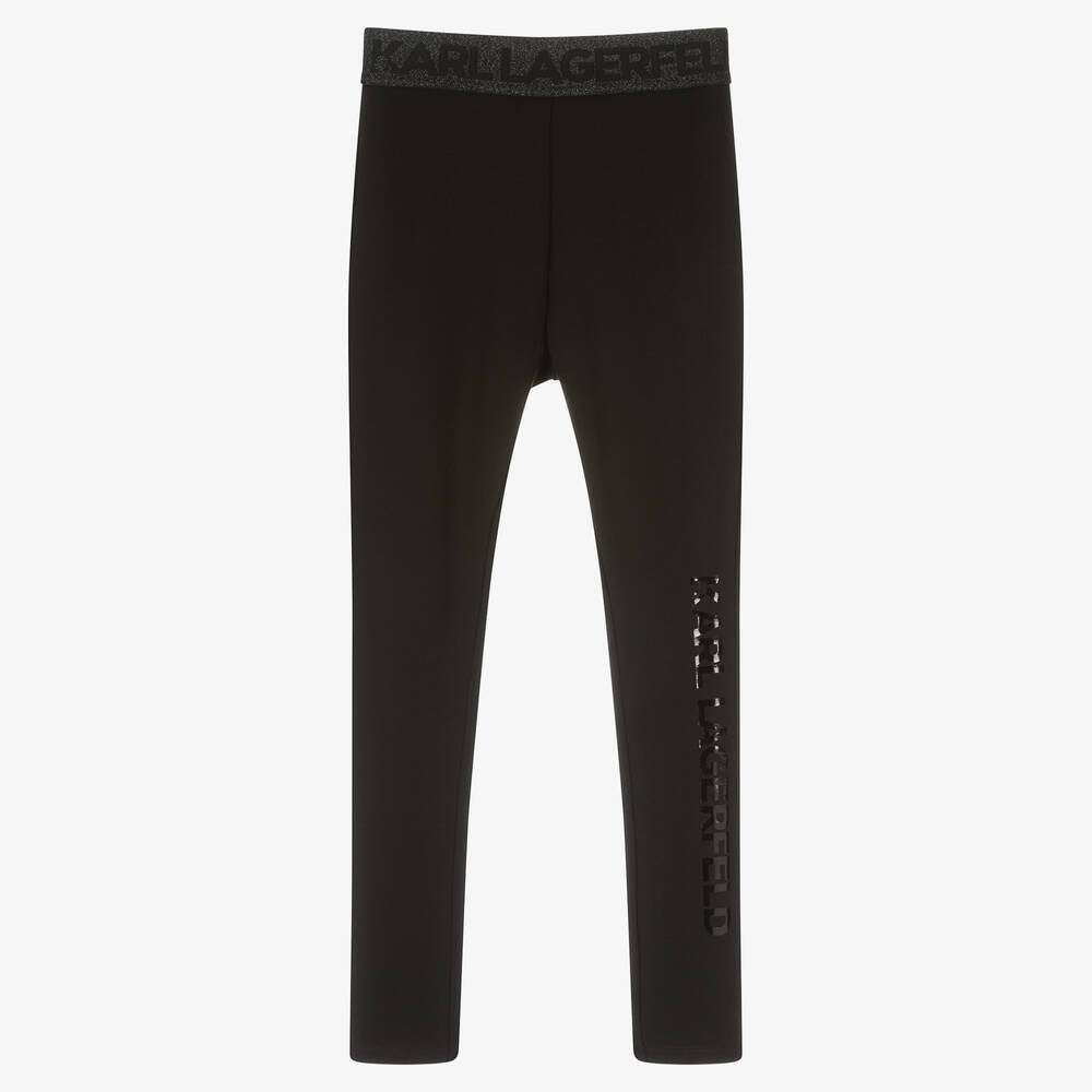 Karl Lagerfeld - Клинове - Black Logo Leggings - Love|Labels