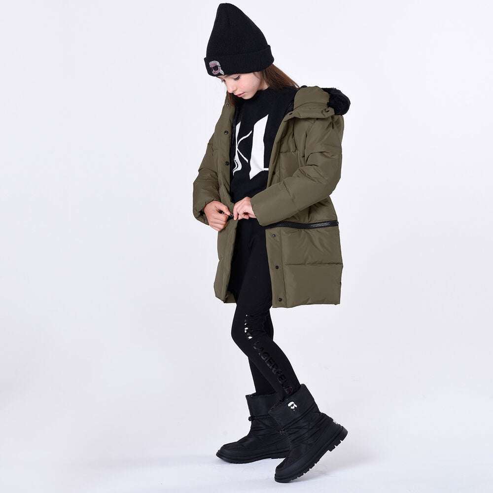 Karl Lagerfeld - Клинове - Black Logo Leggings - Love|Labels