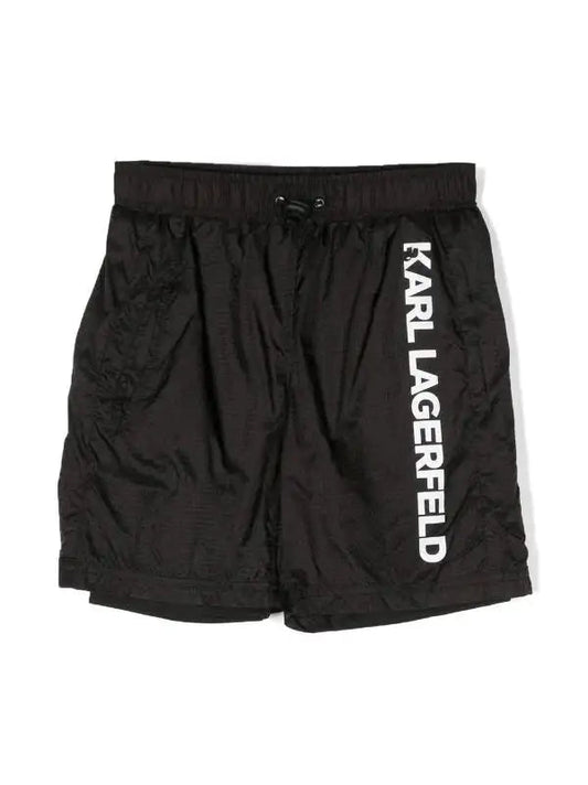 Karl Lagerfeld - Шорти - Black Logo Leggings Shorts - Love|Labels