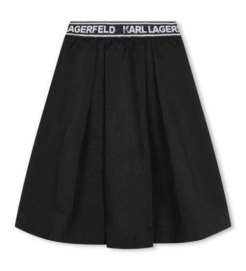 Karl Lagerfeld - Поли - Black Logo Skirt - Love|Labels